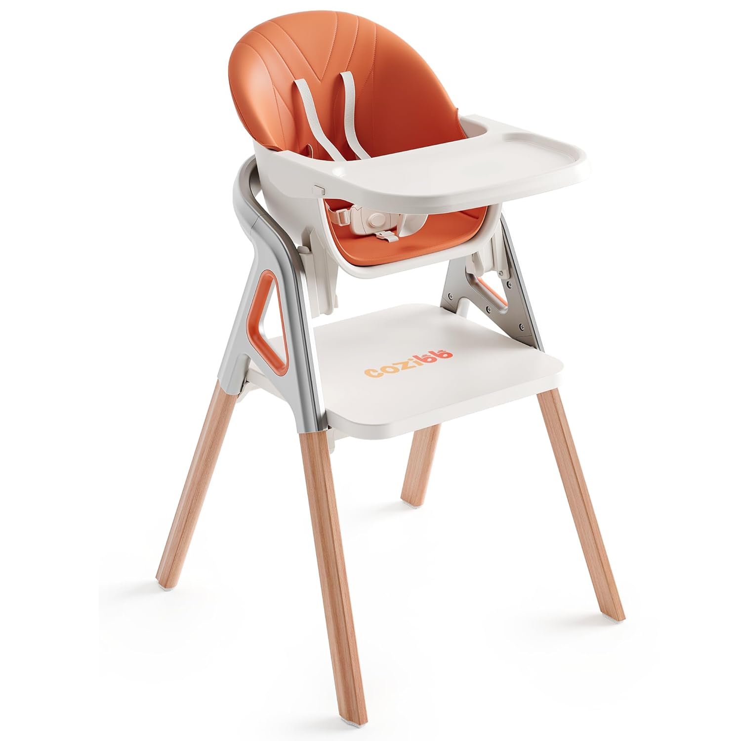 CoziBB Baby High Chair: 6 in 1 Convertible Growing Highchairs