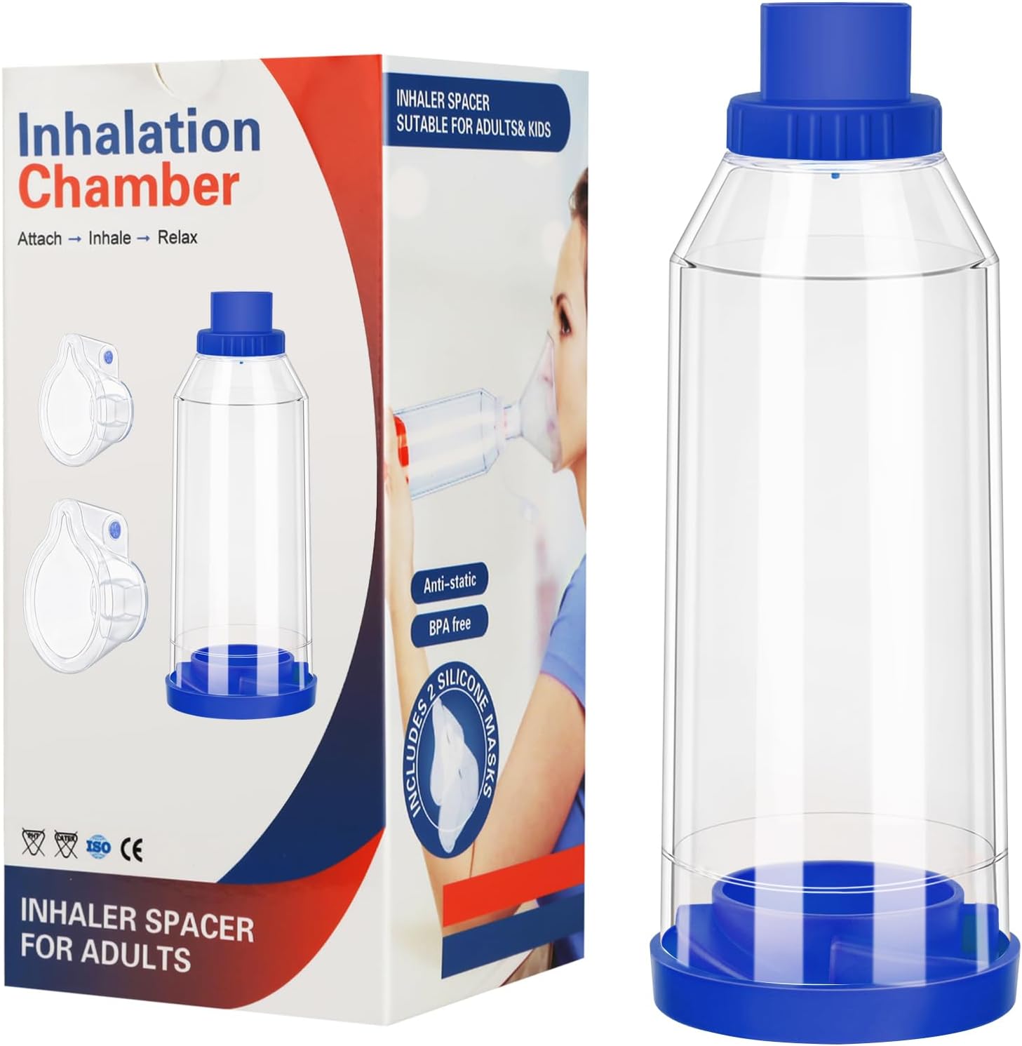 Inhaler Spacer Set - Easy Breathing for All