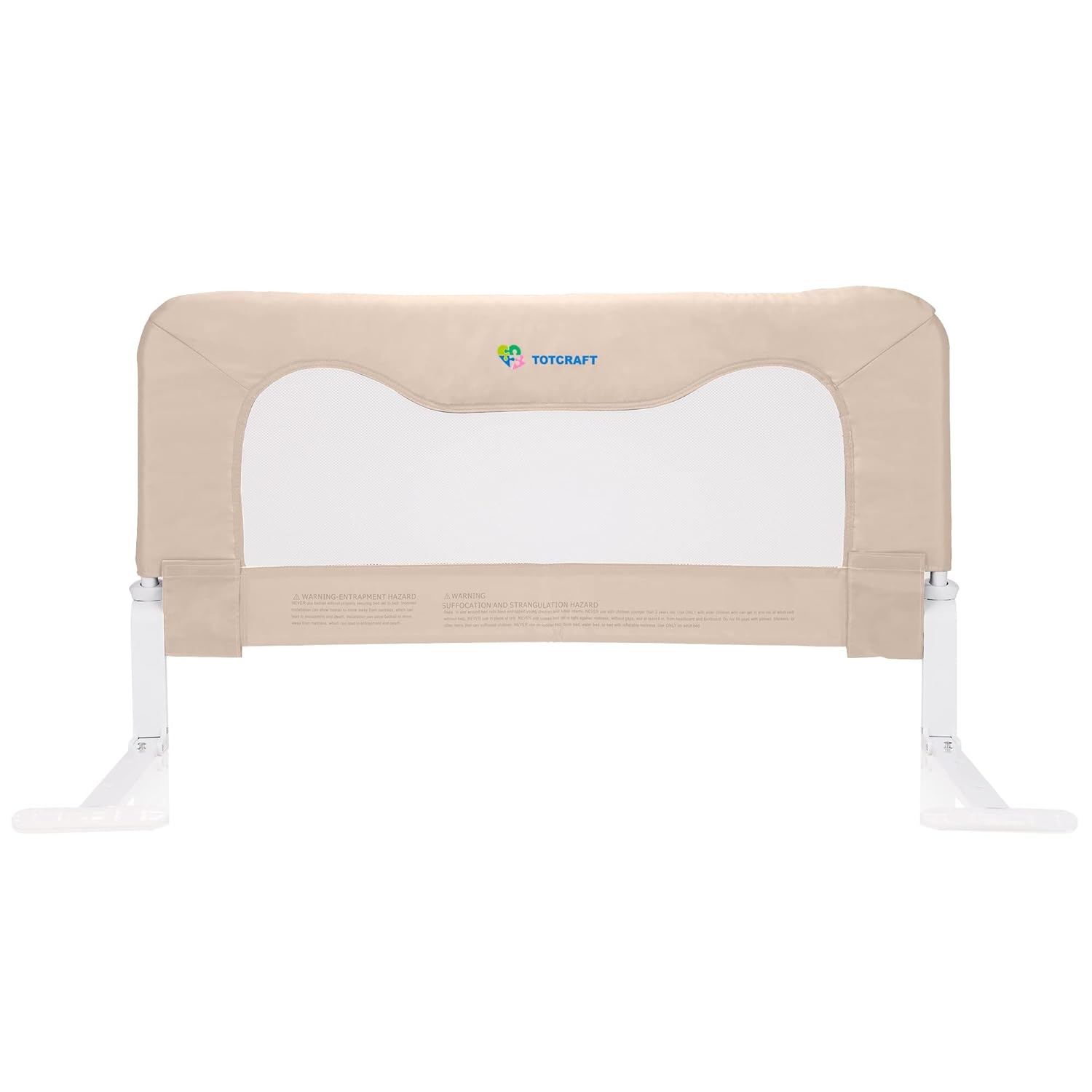 TotCraft Toddler Bed Rails Guard for Safe Sleep Solutions