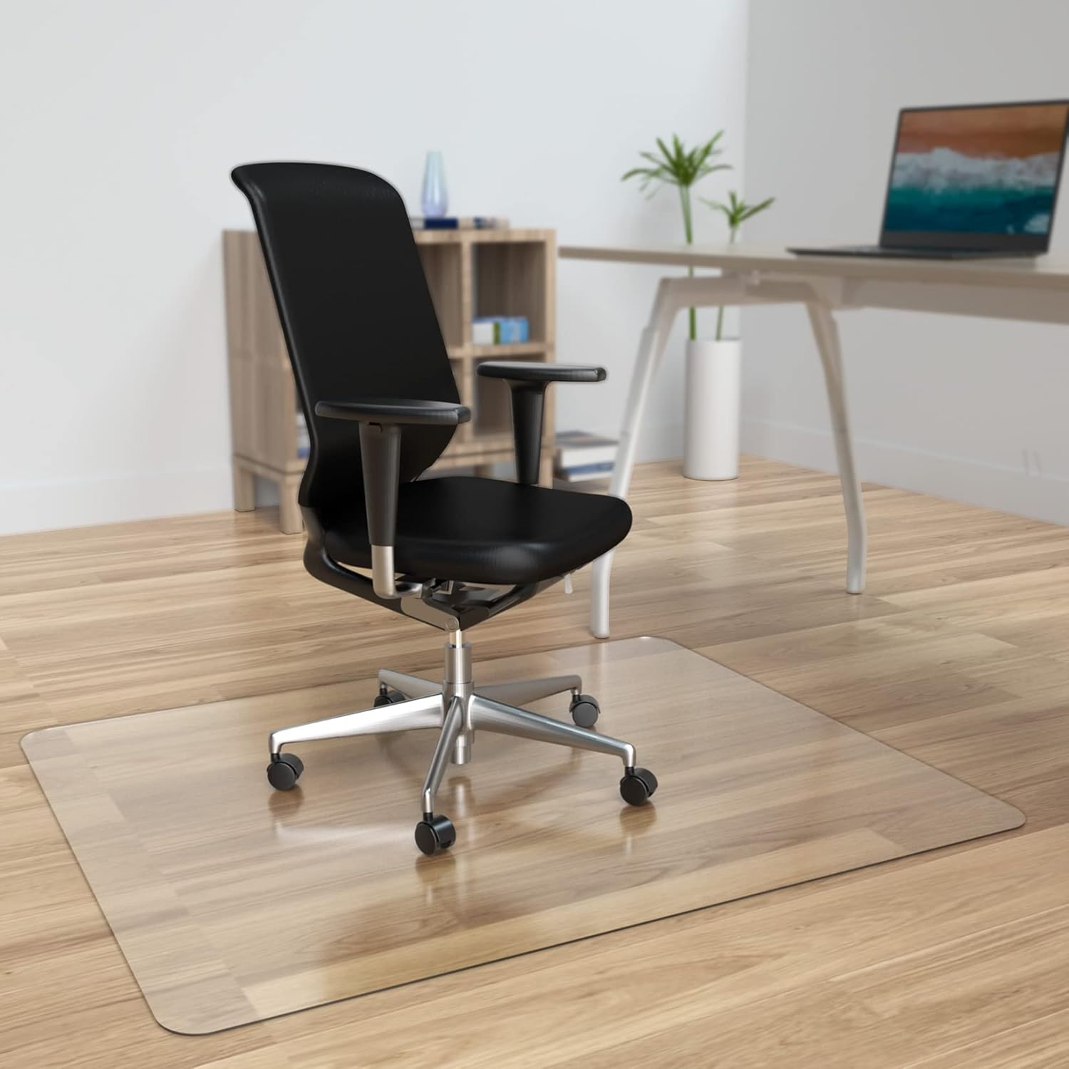 Easy Glide Office Chair Mat 45x53 - Hardwood Floor Protection