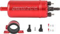 Universal External In Line Fuel Pump High Pressure - Red 12V