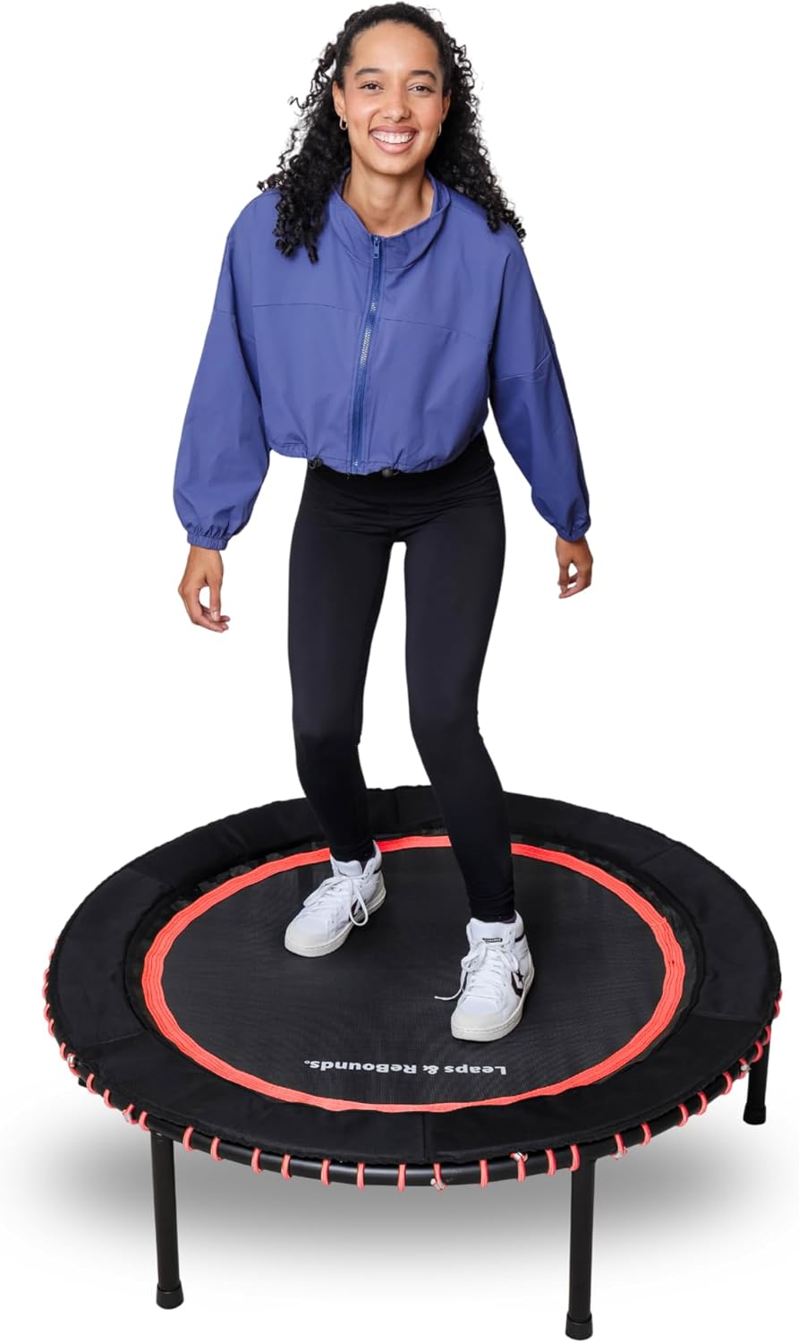 Leaps and Rebounds Fitness Trampoline for Indoor and Outdoor Fun