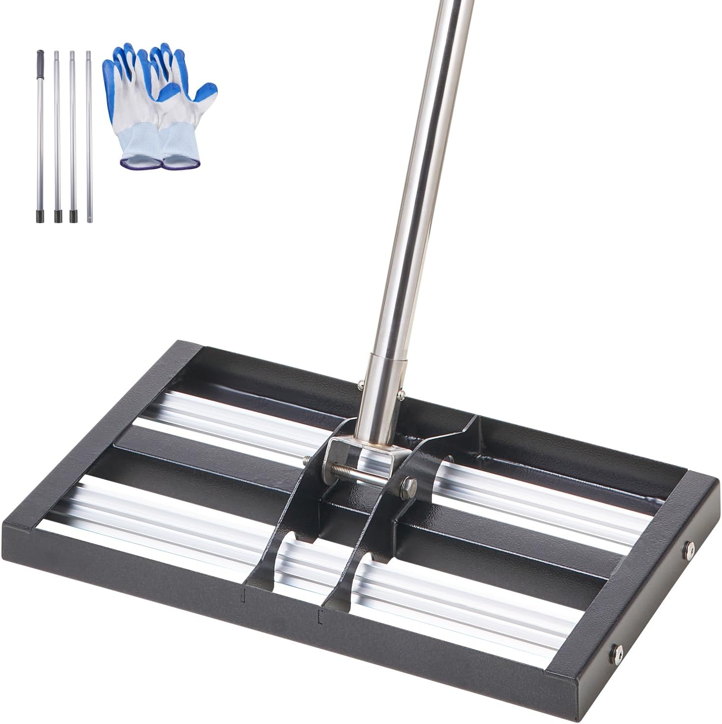 VEVOR Lawn Leveling Rake with Roller for Effortless Yard Care