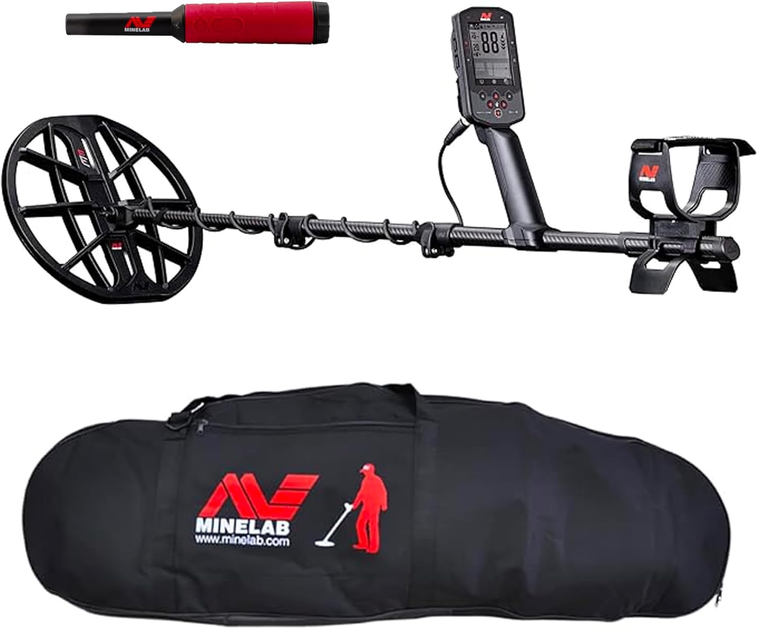 MANTICORE Metal Detector Professional Bundle with Pinpointer