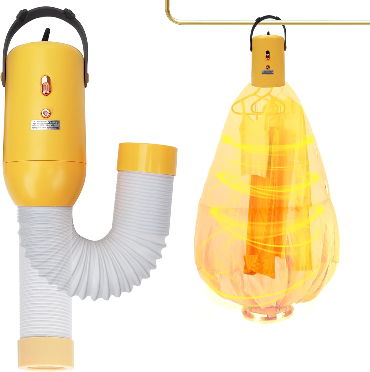 Compact Travel Dryer with UV Heater - Eslanyatte
