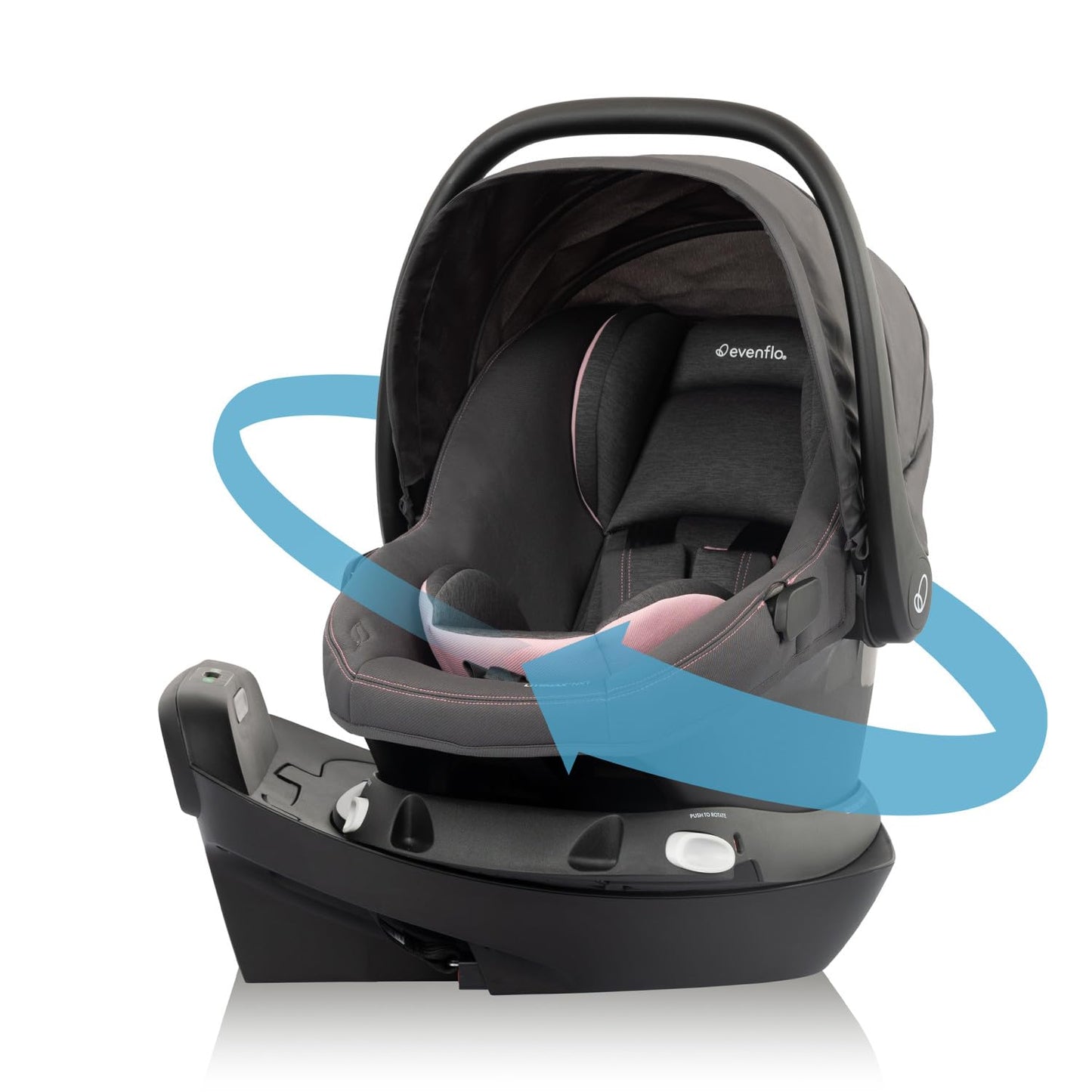 Evenflo Revolve180 LiteMax NXT Rotating Car Seat for Infants