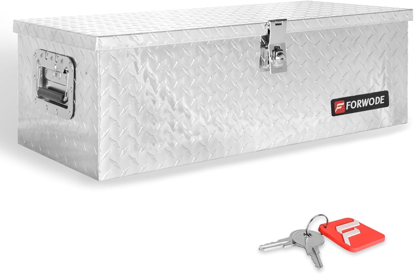 FORWODE 30 Inch Truck Bed Tool Box - Durable Aluminum Storage