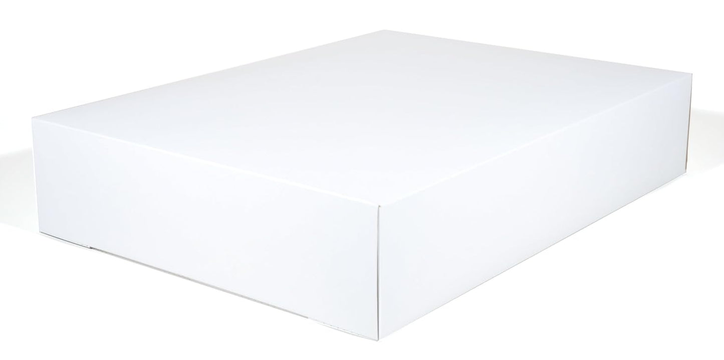 Premium Clay Coated Kraft Paperboard Sheet Cake Box - 50 Count