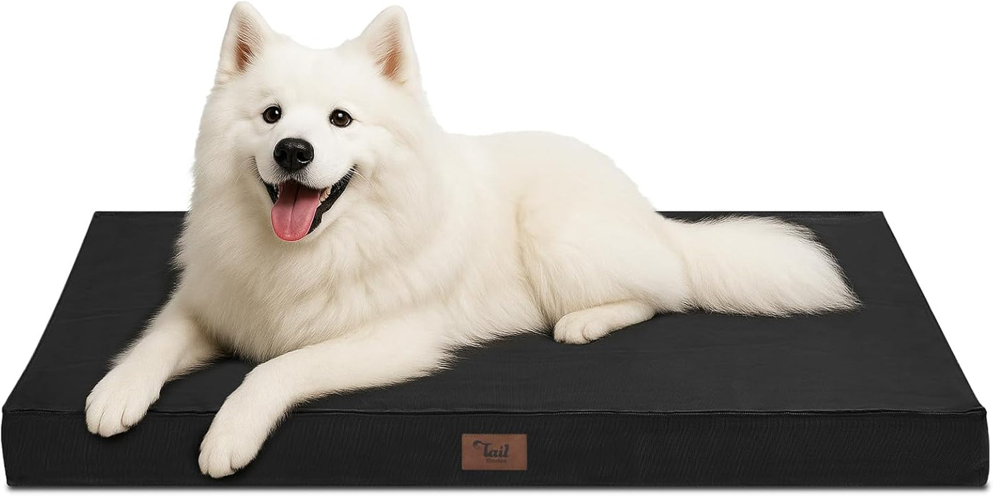 Outdoor Large Dog Bed with Waterproof Cover for Comfort