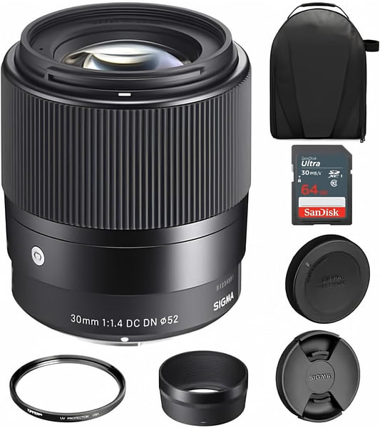 Sigma 30mm f/1.4 DC DN Lens for Sony E-Mount Cameras