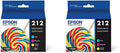 Epson T212 Claria Ink Combo Pack - Sharp, Fast-Drying Prints