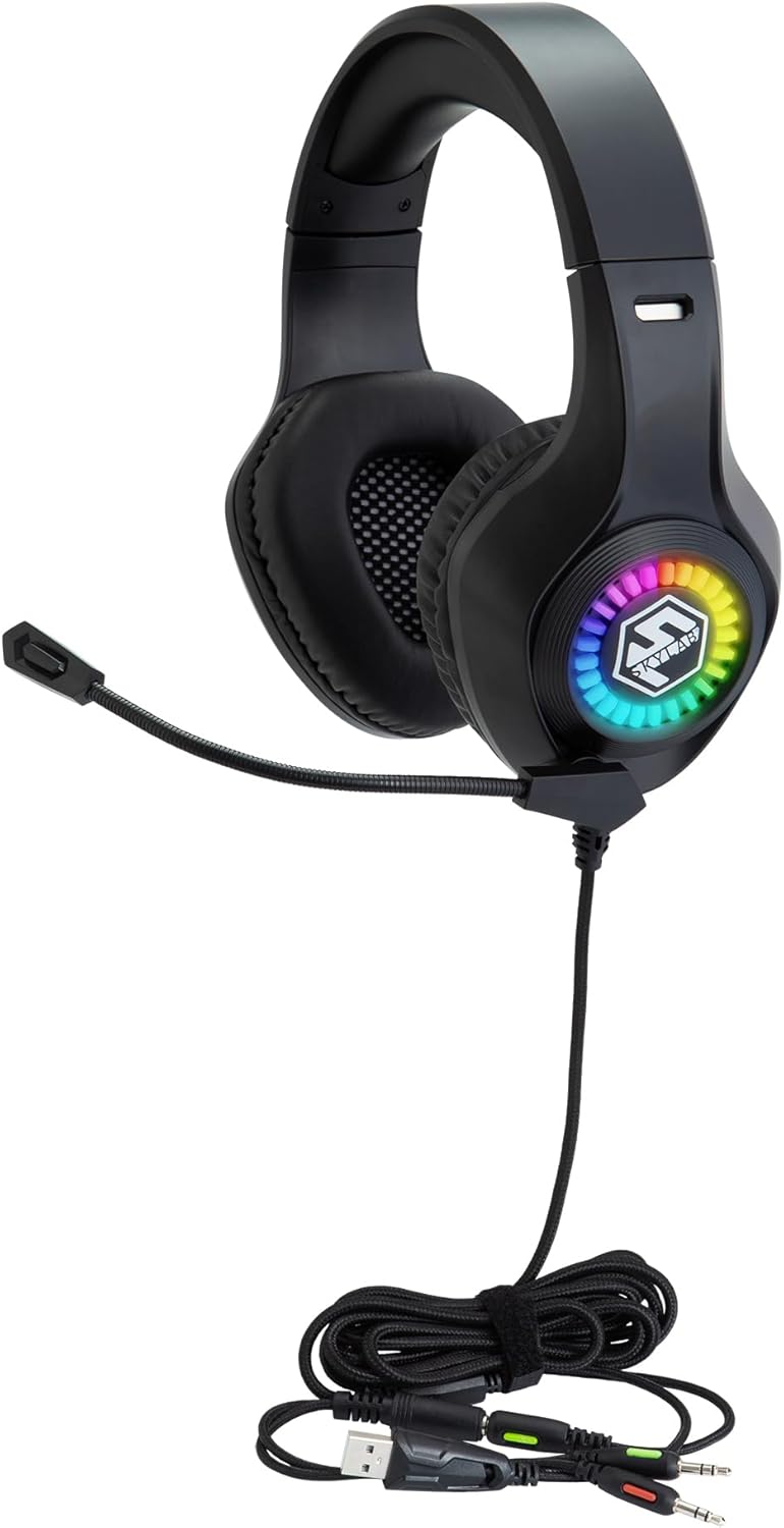 Egghead Skylab Gaming Headset - Noise-Reducing & LED Lights