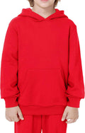 Kids' Soft Brushed Fleece Pullover Hoodie for Boys or Girls - Cozy dry