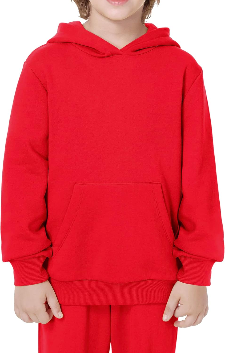 Kid Nation Kids' Soft Brushed Fleece Pullover Hoodie for All