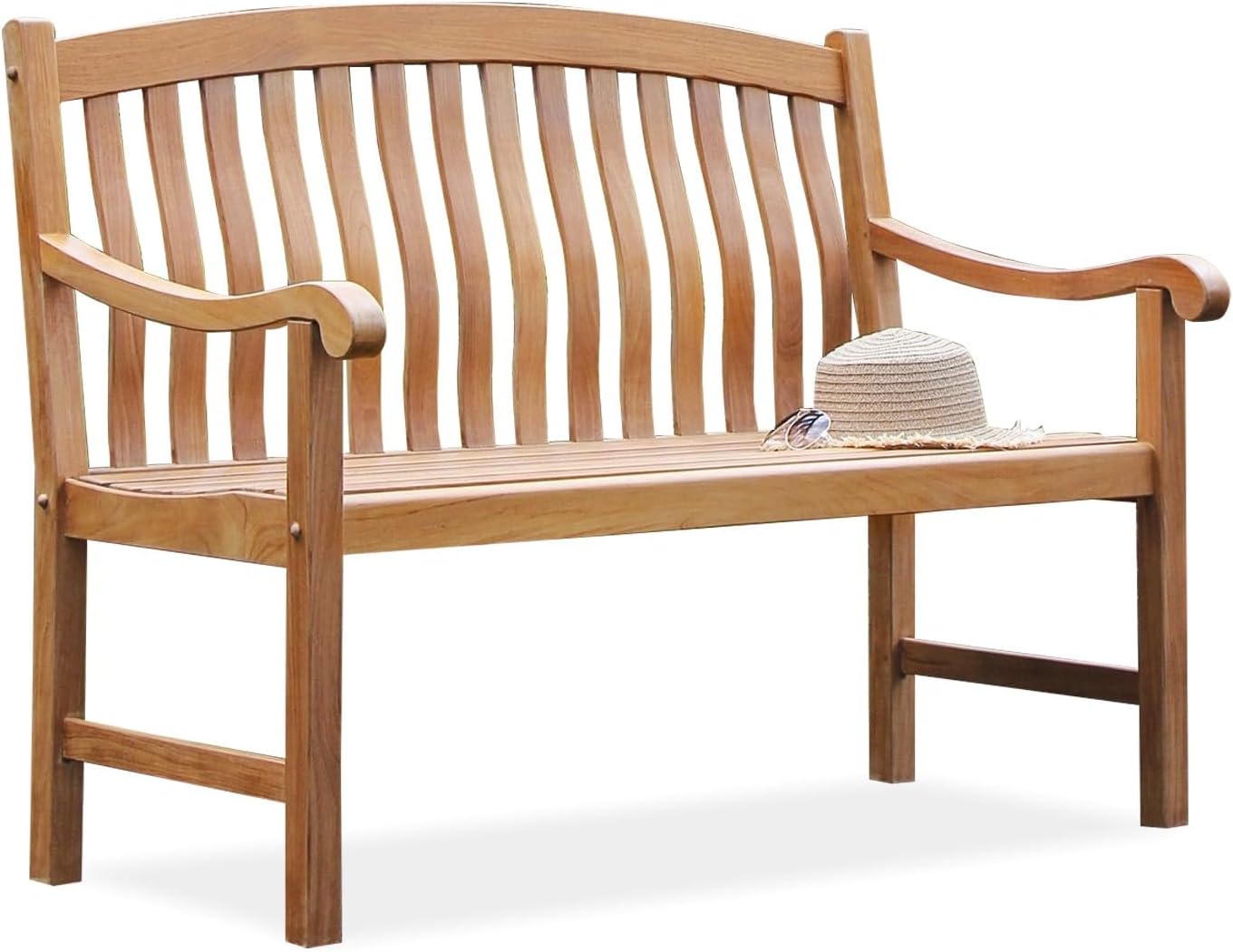 Teak Wood Outdoor Garden Bench for Stylish Patio Seating