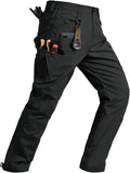 Men's Water Resistant Cargo Work Pants Ripstop Tactical Hiking