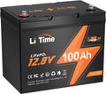 LiTime 12V 100Ah Group 24 LiFePO4 Battery - High Density Energy
