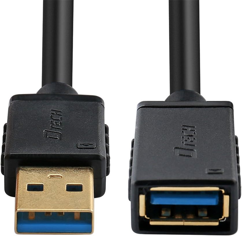 DTech USB 3.0 Extension Cable 10ft - Fast Data Transfer with Gold Plated Connector