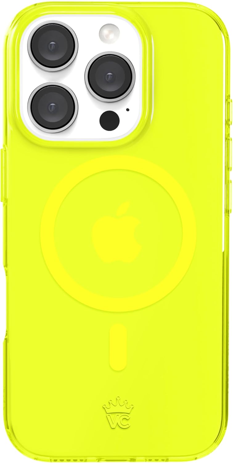 VELVET CAVIAR iPhone 16 Pro Case in Neon Yellow - Stylish Protection