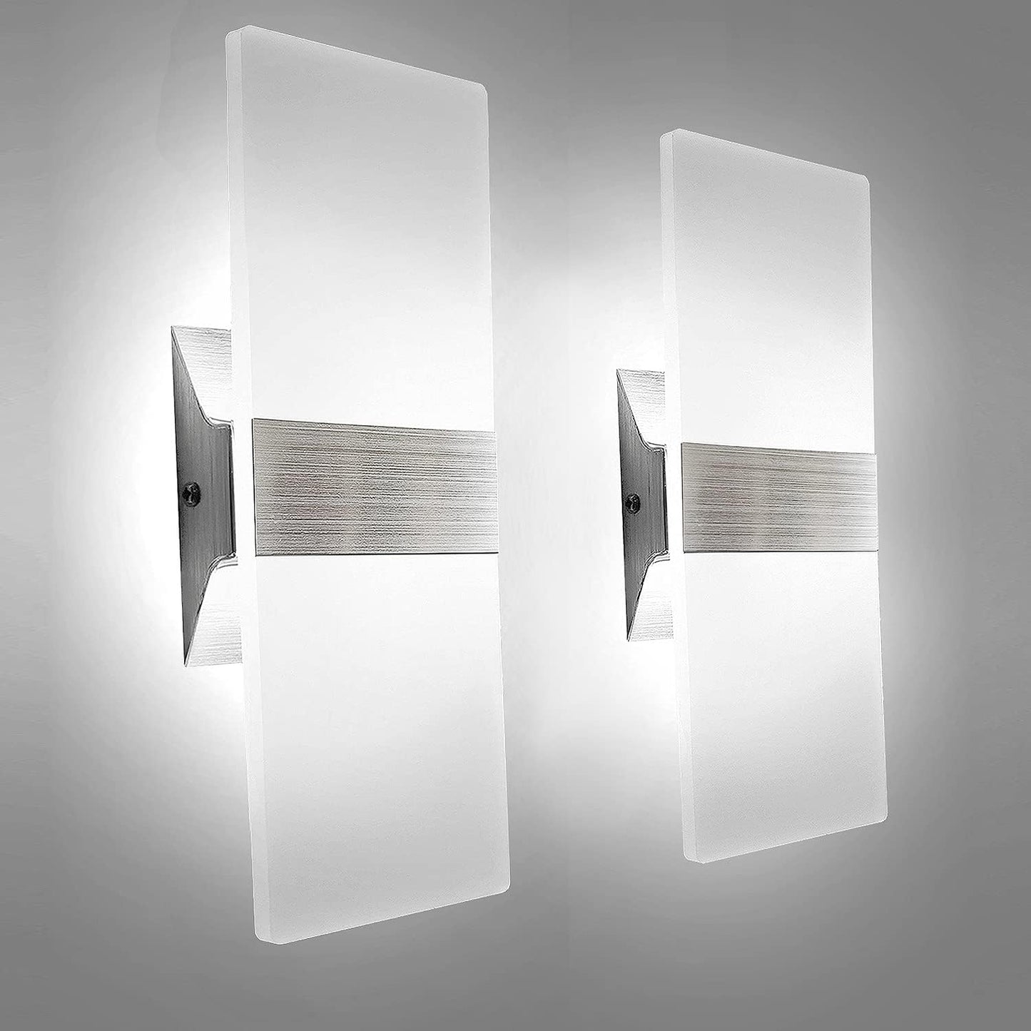 KICAAO Modern Wall Sconces Set of Two for Elegant Lighting