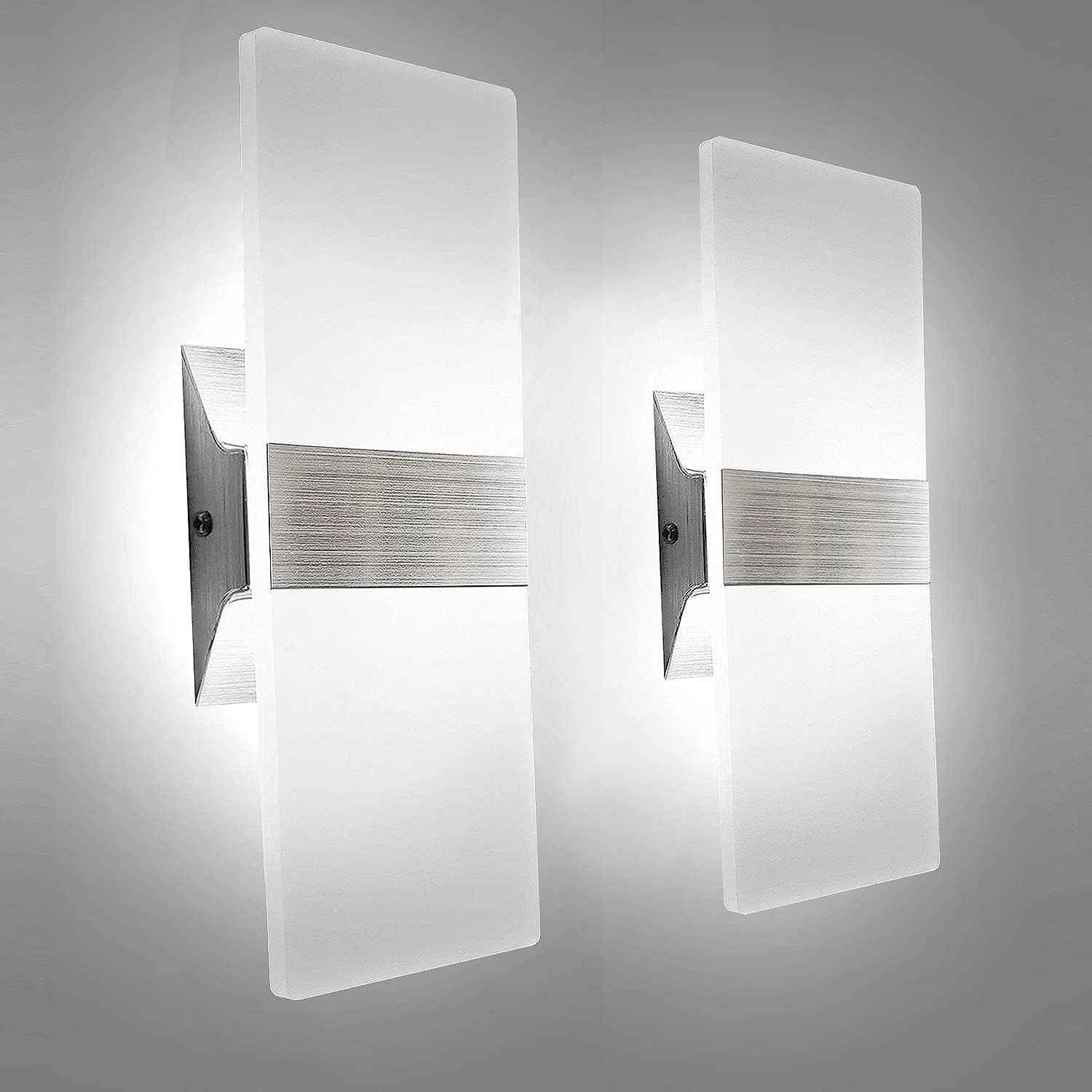 KICAAO Modern Wall Sconces Set of Two for Elegant Lighting