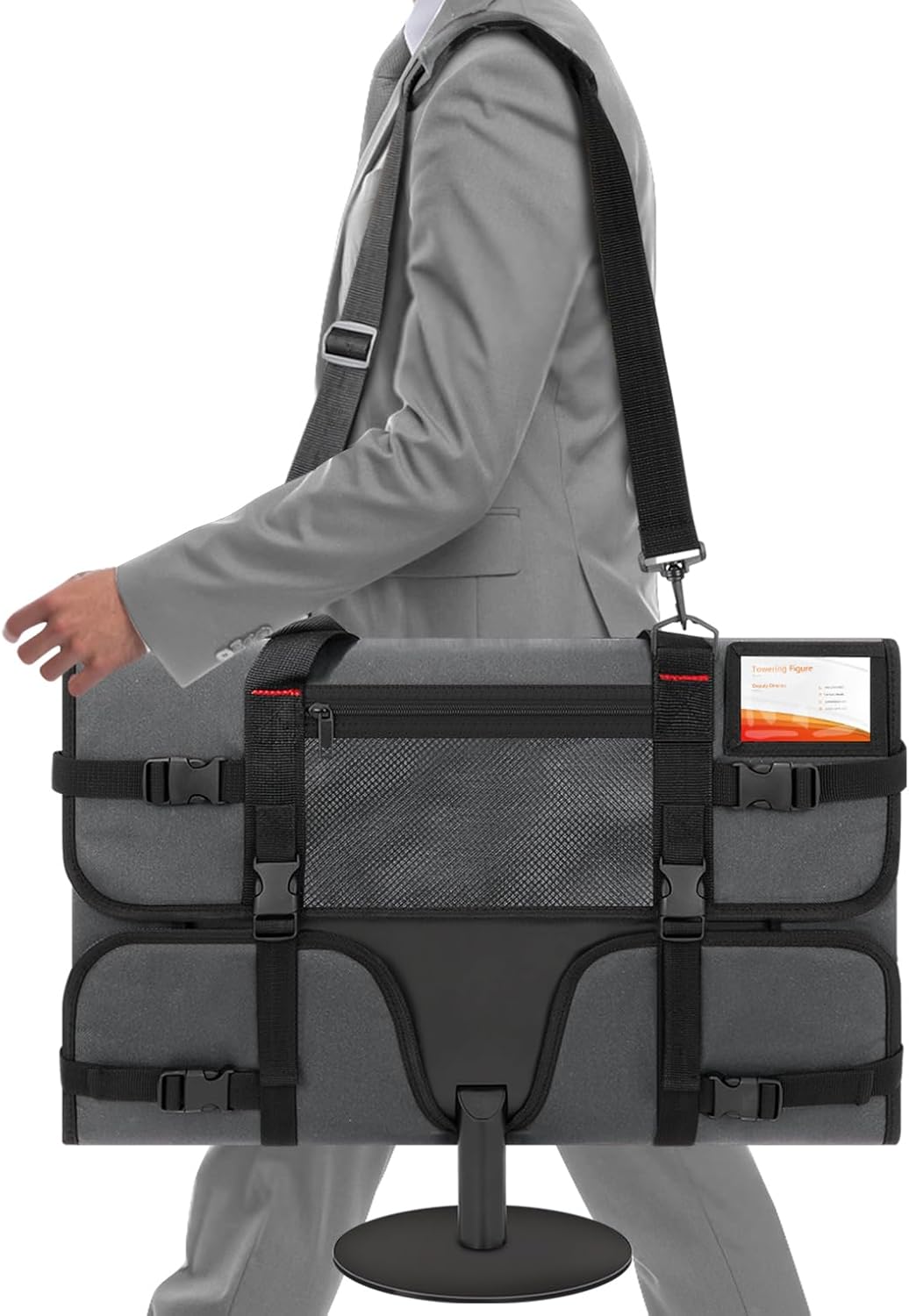 Monitor Carrying Case for 27 Inch LCD Screens with Padded Lining