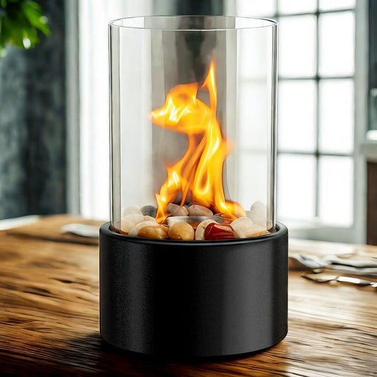 Portable Tabletop Fire Pit for Indoor and Outdoor Use