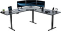 Electric Height Adjustable 83 x 83 in Curved Corner Stand Up Desk