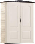 Rubbermaid Small Vertical Resin Outdoor Storage Shed for Yard