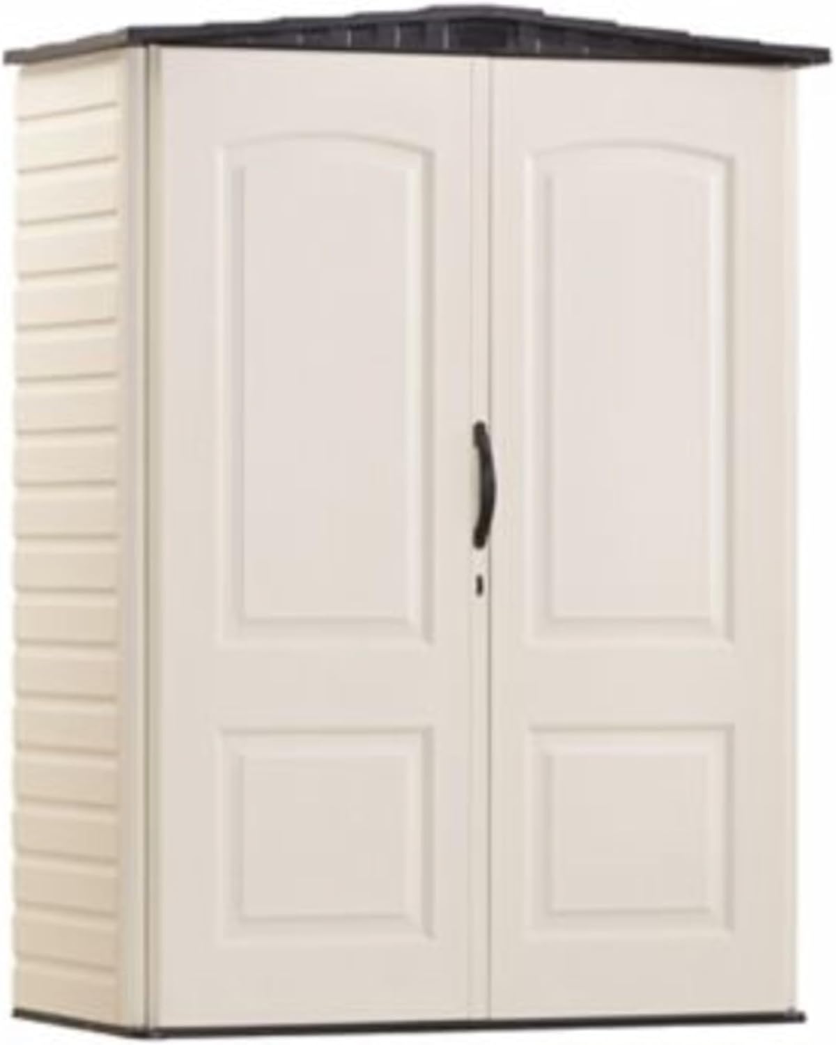 Rubbermaid Small Vertical Resin Outdoor Storage Shed for Yard