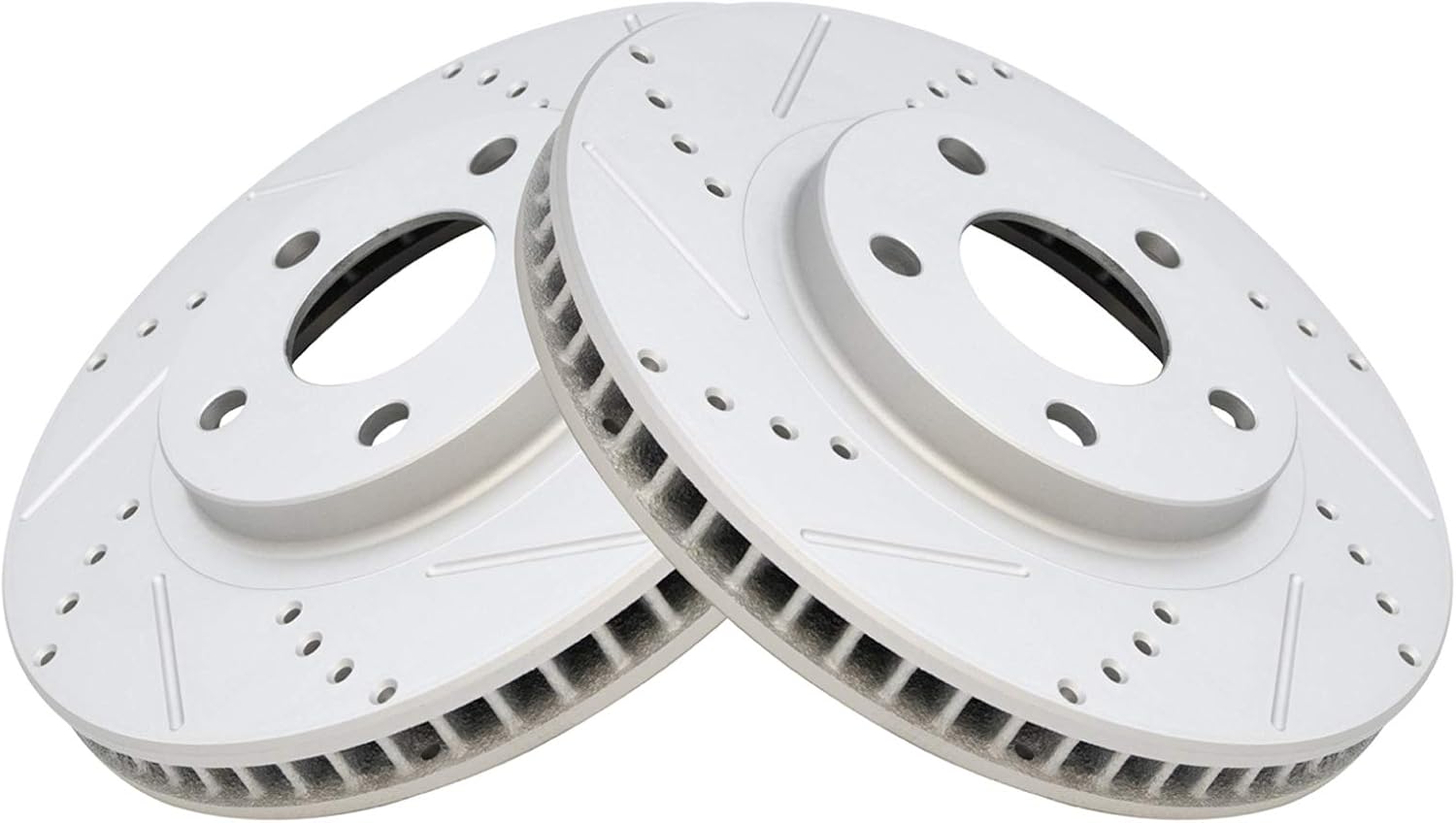 TRQ Front Performance Brake Rotor Drilled Slotted Pair Review