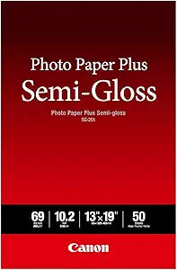 Canon SG-201 13X19 Photo Paper Plus Semi-Gloss for Stunning Prints