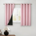 BGment Baby Pink 100% Blackout Curtains 54in Length - Thermal