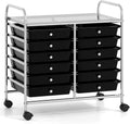 GOFLAME 12-Drawer Rolling Storage Cart for Home Office & Crafts