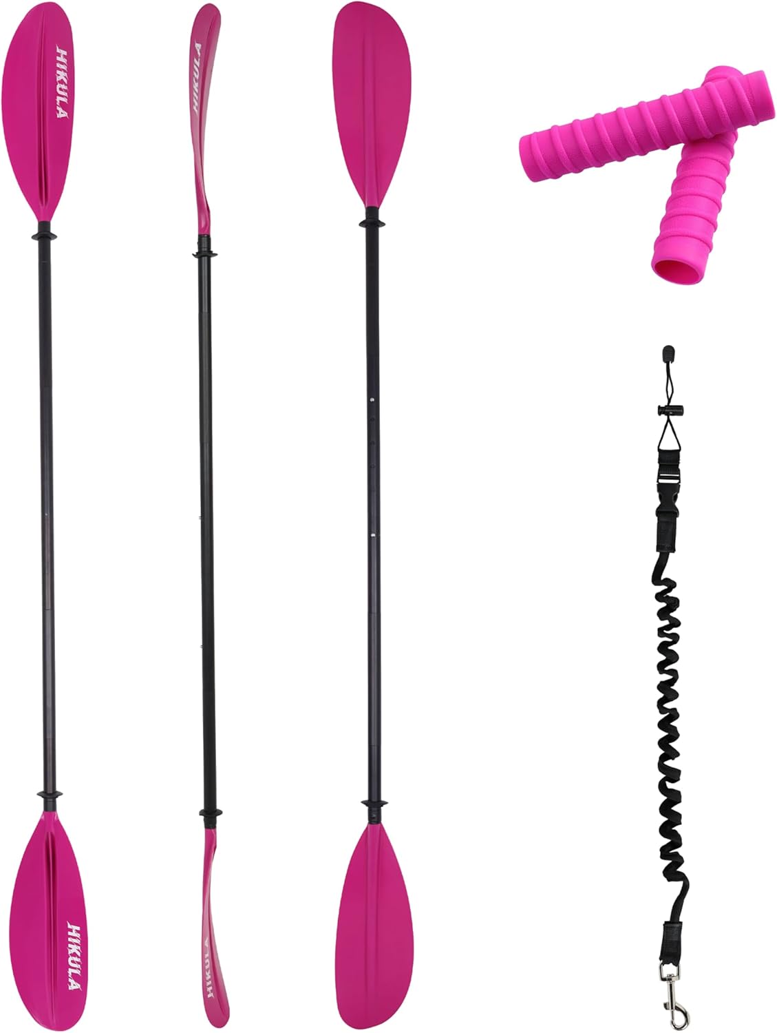 Kayak Paddle Aluminum Shaft with Nylon Blades for All Levels