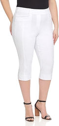 Rekucci Curvy Ease into Comfort Plus Size Capri - Slim Fit Tummy
