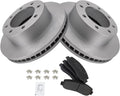 TRQ Front Brake Pad & Rotor Kit for 2005-2012 Ford F-250