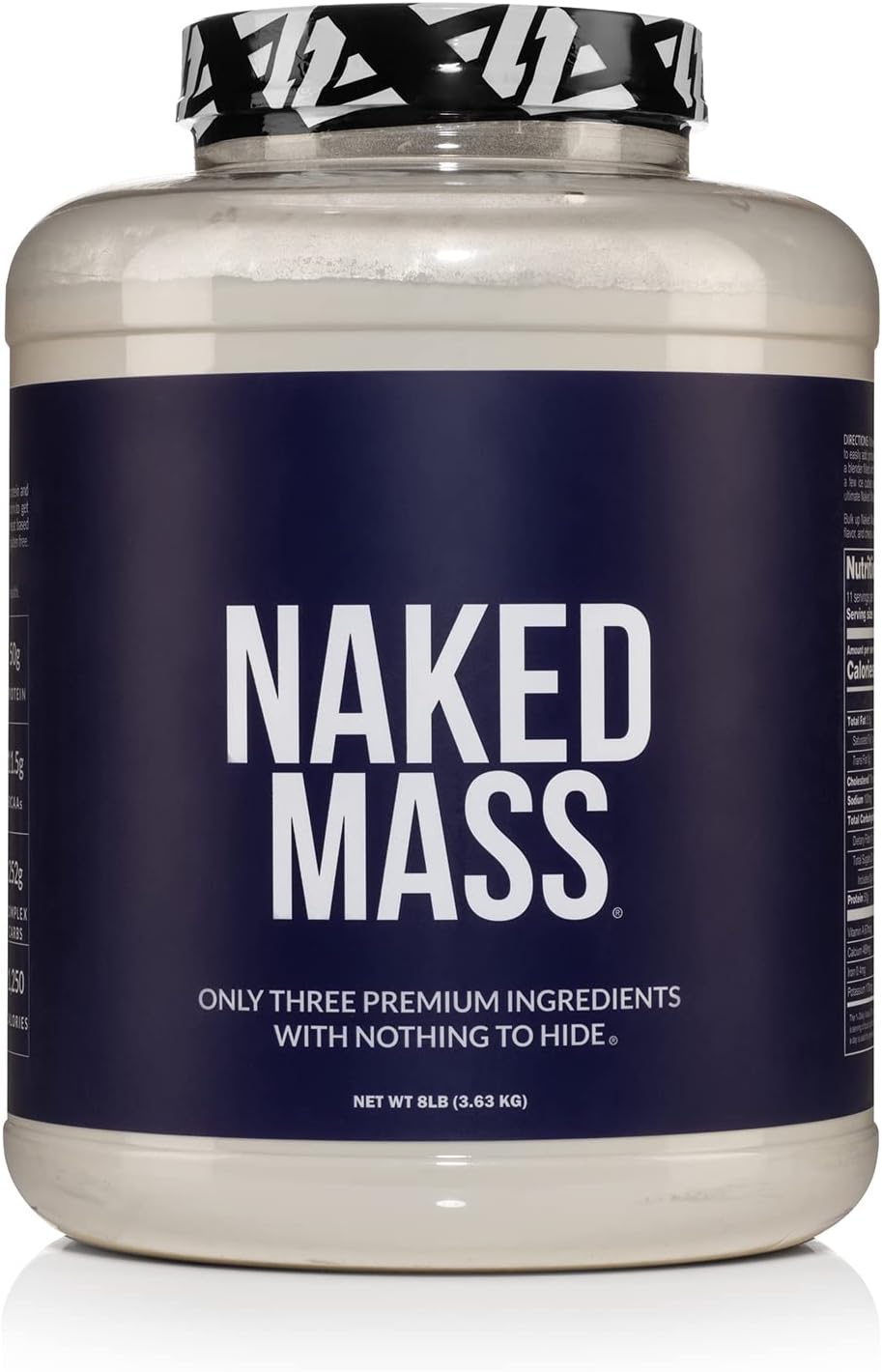 NAKED Mass Natural Weight Gainer Protein Powder for Bulking