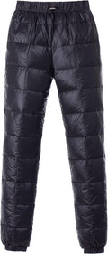 Men's Winter Loose Utility Down Pants - Warm, Packable Snow Trousers
