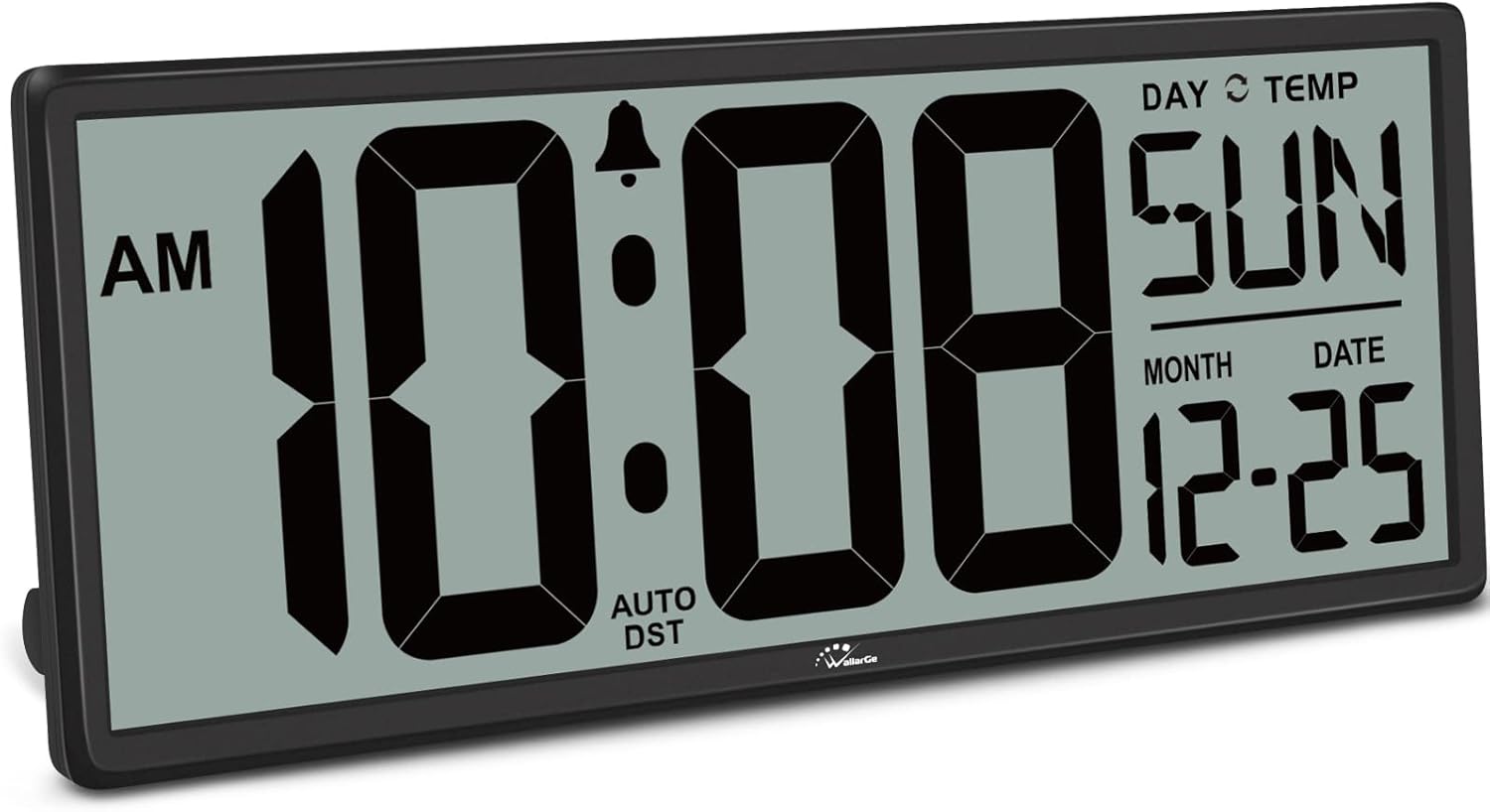 Large Digital Wall Clock with Jumbo Numbers for Easy Reading