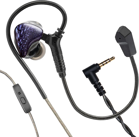 QOA Celest WyvernBlack Pro Gaming Earbuds Wired IEM HiFi