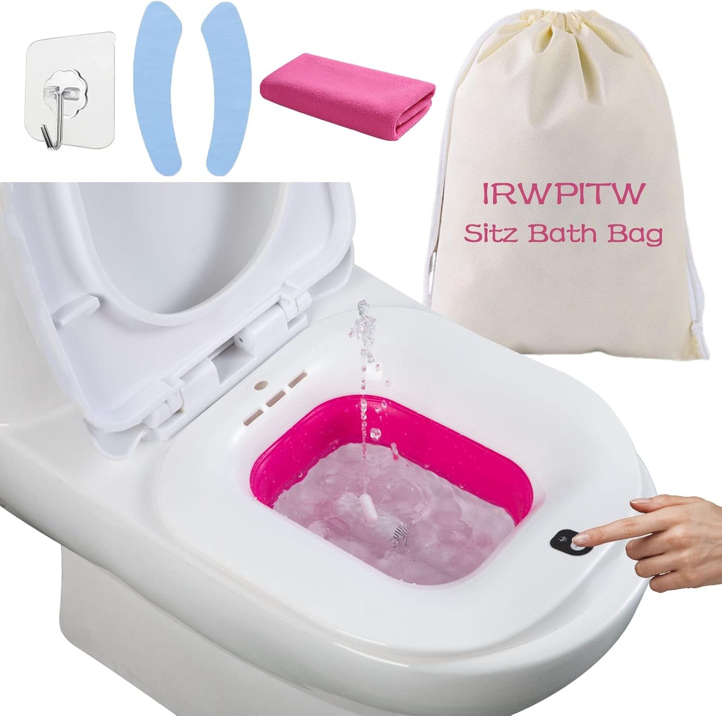 IRWPITW Electric Sitz Bath for Hemorrhoids & Postpartum Care