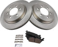 TRQ Rear Brake Pad & Rotor Kit Compatible with 2018-19 Ford F150