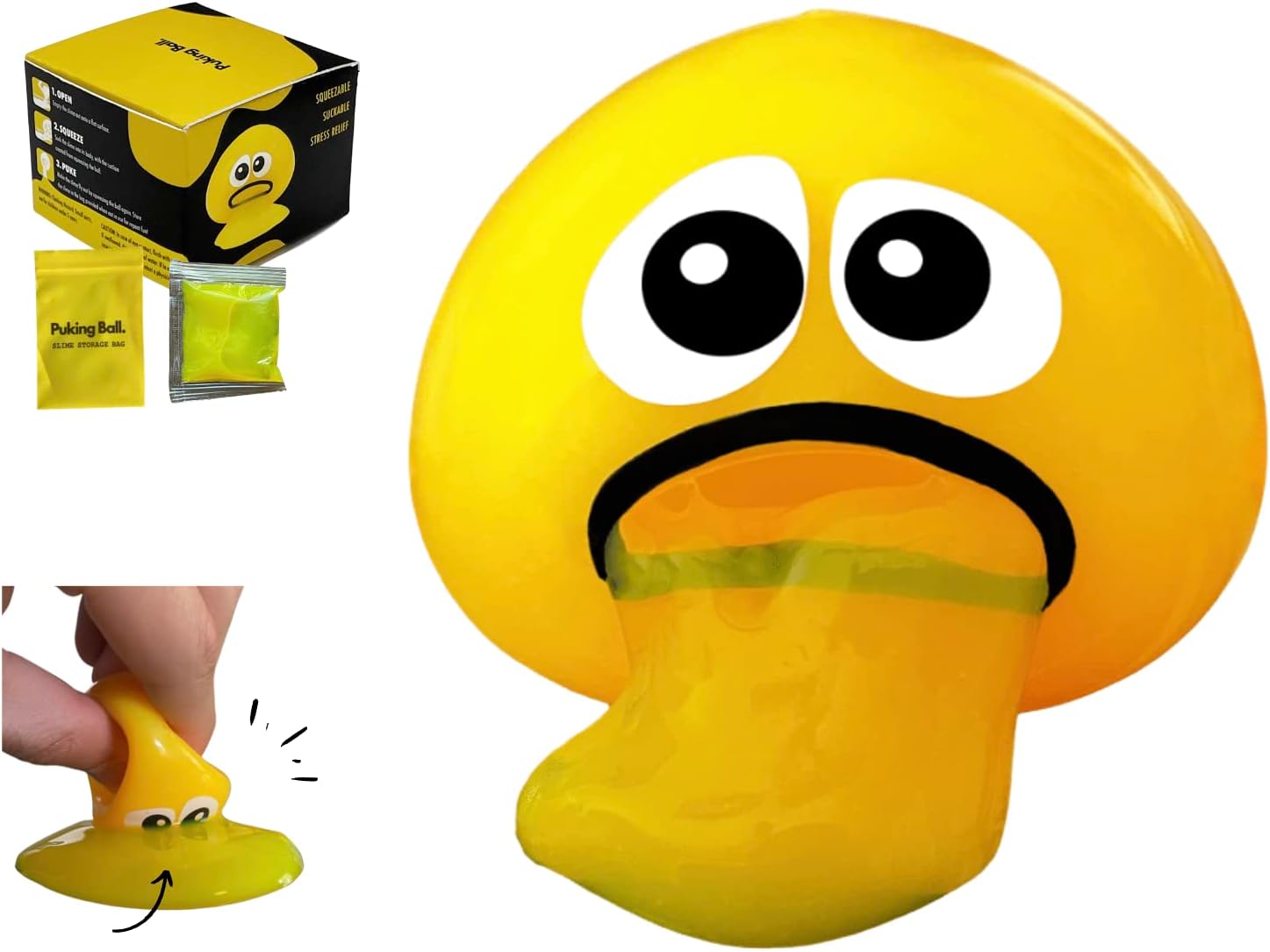 Patented Puking Ball - Stress Relief Fidget Toy