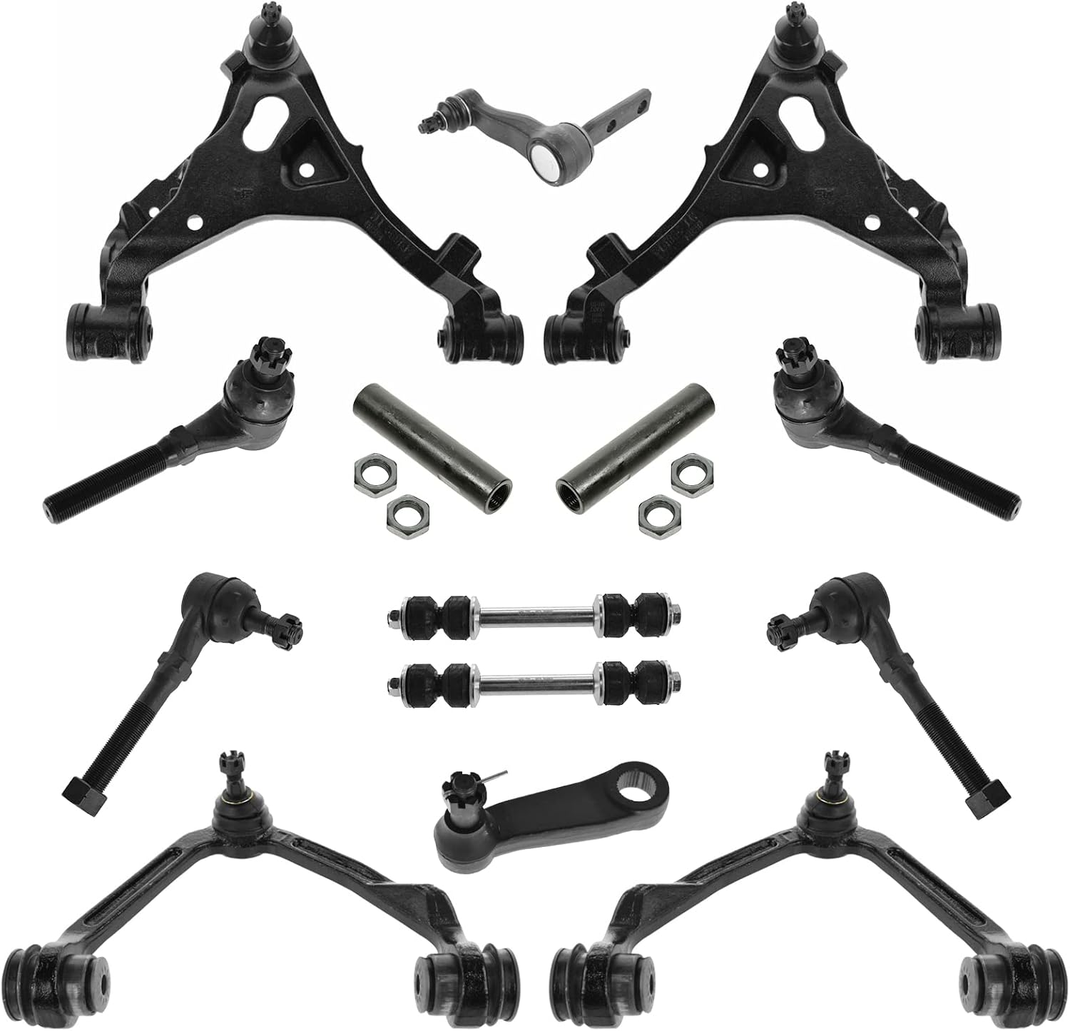 TRQ Front Steering & Suspension Kit for Ford Lincoln Vehicles