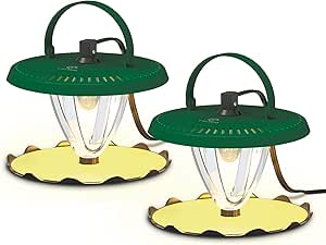 Careland Flea Trap for Moths Cockroaches Bedbugs 2-Pack