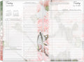 Blooms Planner Refill Two Pages Per Day Pocket 2026 - Botanical Design