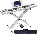 KONIX 88 Key Semi Weighted Keyboard Piano - Portable Full Size Digital