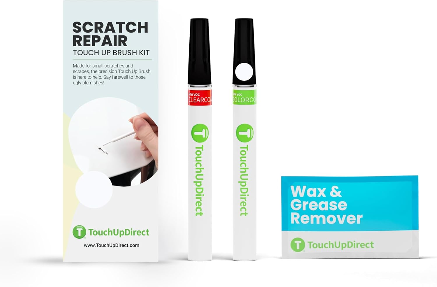 TouchUpDirect PW7/GW7 Bright White Scratch Repair Paint Kit