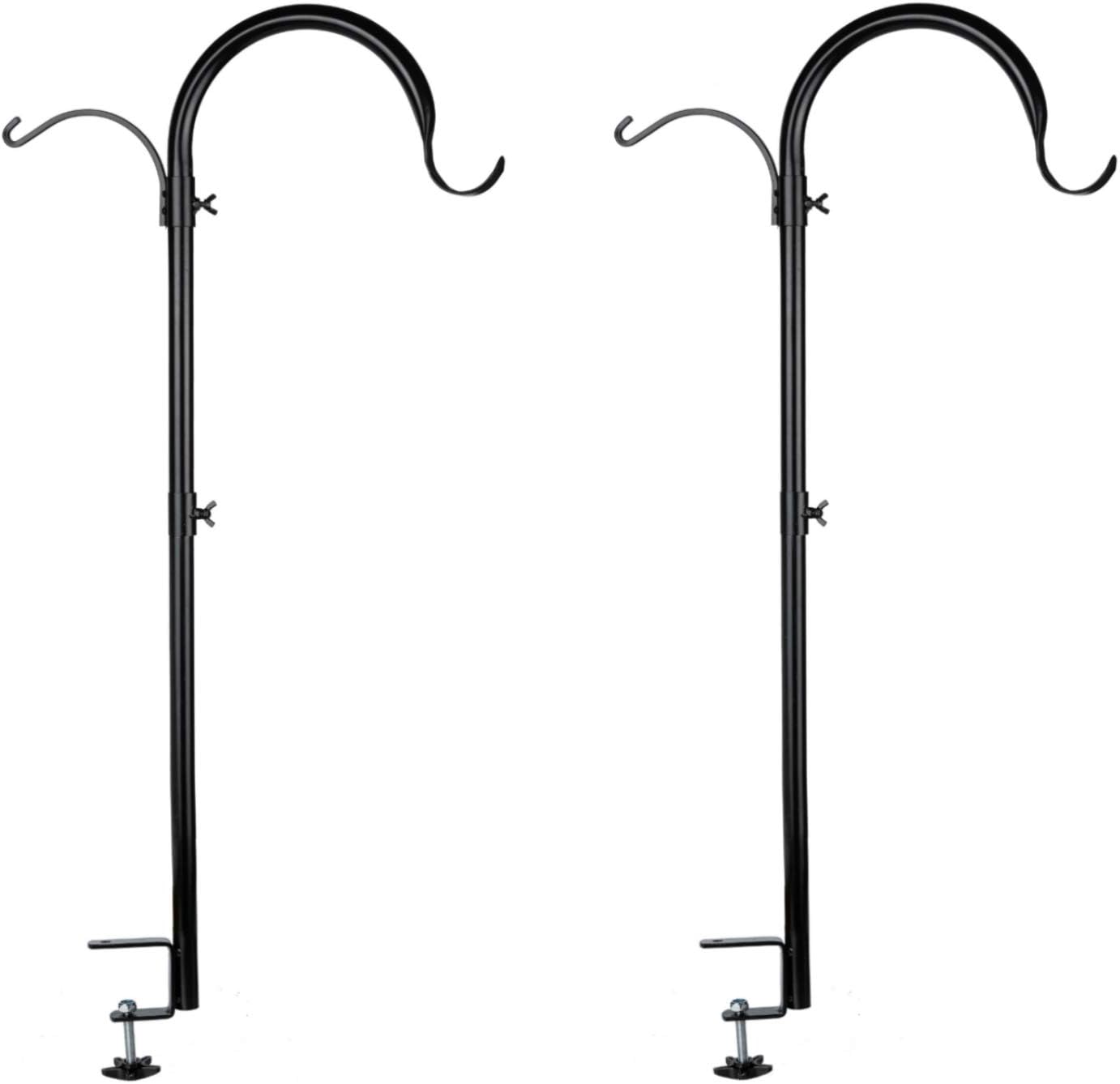 WOSIBO 37 Inch Deck Hook for Bird Feeders and Plant Hangers